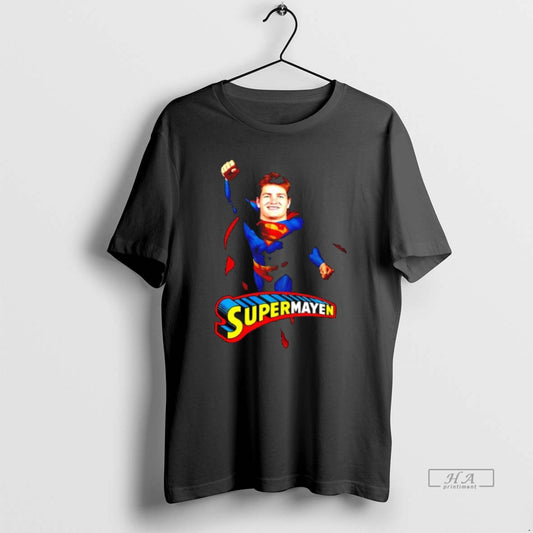 Official Supermayen Superman Patriots Drake Maye Parody Fan T-Shirts, Hoodie, Sweatshirt | AU18TeeNovaLab.com