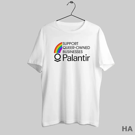 Official Support Queer Owned Businesses Palantir Rainbow