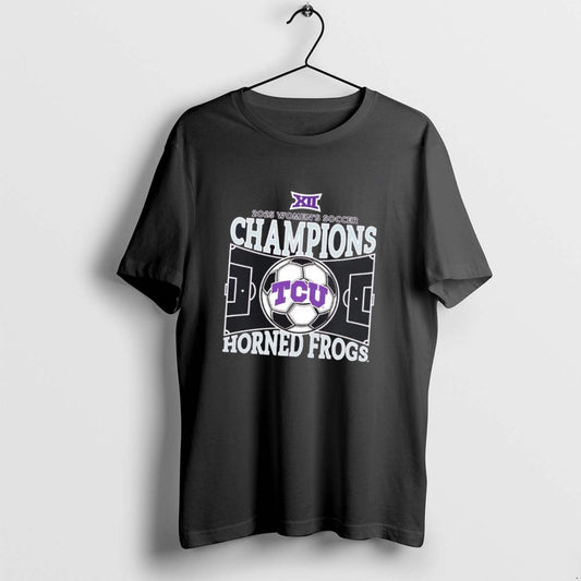 Official Tcu Horned Frogs 2025 Big 12 Womens Soccer Regular Season Champions T-Shirts, Hoodie, Sweatshirt