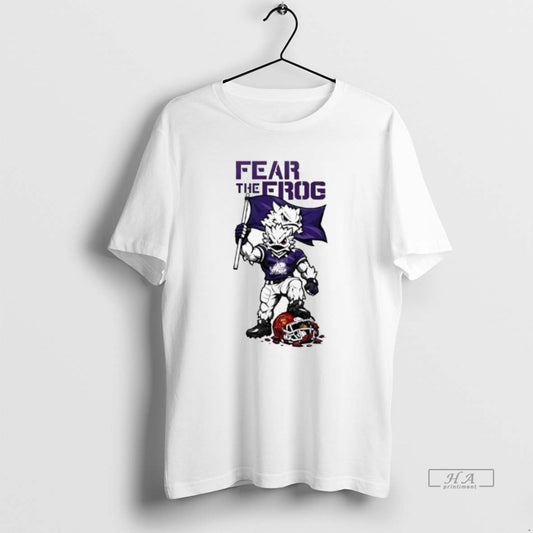 Official Tcu Horned Frogs Fear The Frog With Superfrog Mascot T-Shirts, Hoodie, Sweatshirt | AU18TeeNovaLab.com