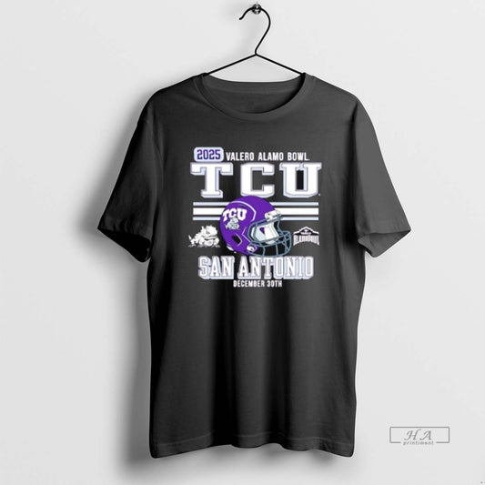 Official Tcu San Antonio 2025 Alamo Bowl Bound Helmet T-Shirts, Hoodie, Sweatshirt | AU18TeeNovaLab.com