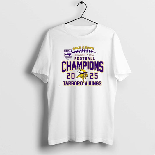 Official Tarboro Vikings 2025 Nchsaa Division 2a Football Champions Christmas