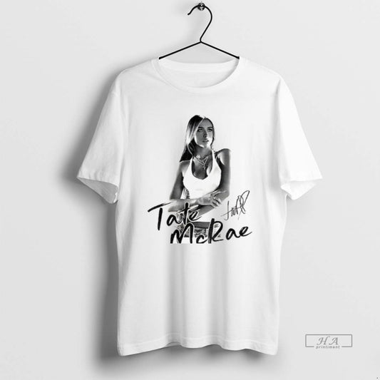 Official Tate Mcrae Singer Posing Signature Vintage