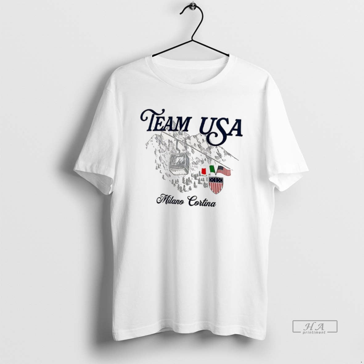 Official Team Usa 2026 Winter Olympics Flag T-Shirts, Hoodie, Sweatshirt | AU18TeeNovaLab.com