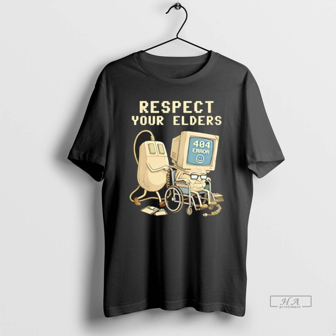 Official Tech 404 Error Hilarious Respect Your Elders T-Shirts, Hoodie, Sweatshirt | AU18TeeNovaLab.com
