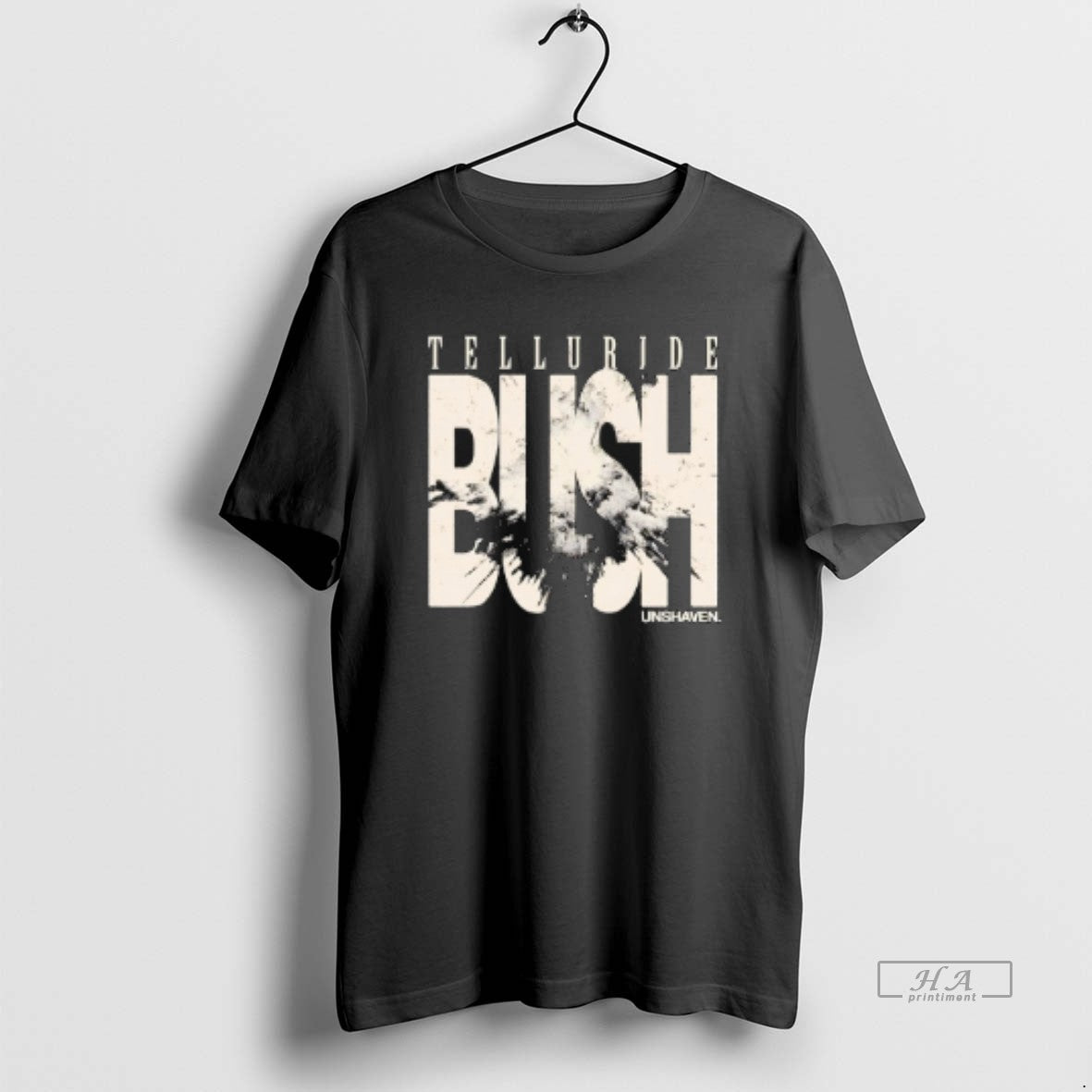 Official Telluride Bush Unshaven Vintage T-Shirts, Hoodie, Sweatshirt | AU18TeeNovaLab.com