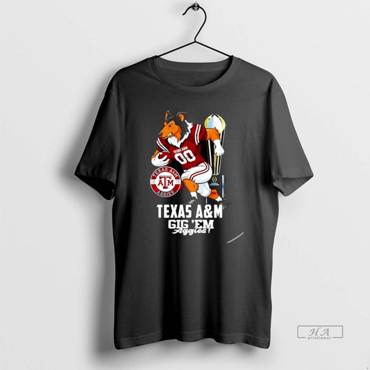Official Texas Am Aggies 2025 26 Cfp Gig Em Aggies Mascot Christmas T-Shirts, Hoodie, Sweatshirt | AU18TeeNovaLab.com