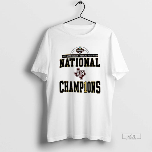 Official Texas Am Aggies Volleyball National Champions 2025 Logo T-Shirts, Hoodie, Sweatshirt | AU18TeeNovaLab.com