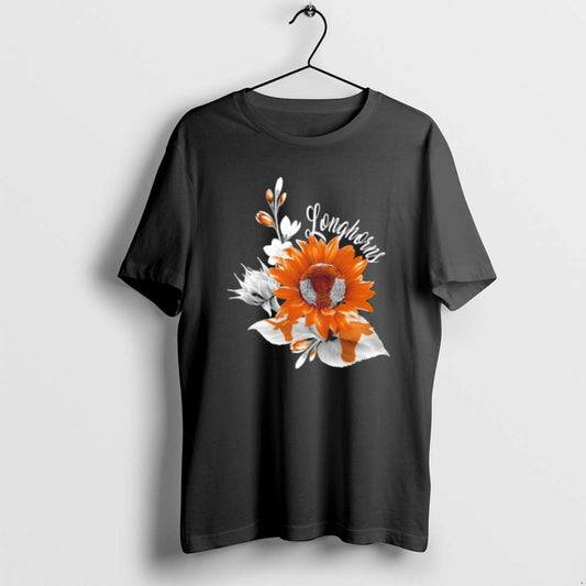 Official Texas Longhorns Football X Sunflower Floral T-Shirts, Hoodie, Sweatshirt | AU18TeeNovaLab.com