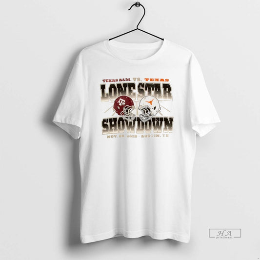 Official Texas Longhorns Vs Texas Am Football Lone Star Showdown Helmet T-Shirts, Hoodie, Sweatshirt | AU18TeeNovaLab.com