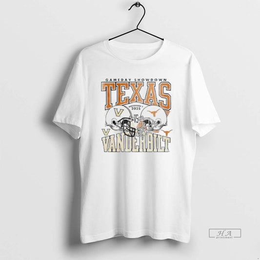 Official Texas Longhorns Vs Vanderbilt Commodores Gameday Showdow 2025