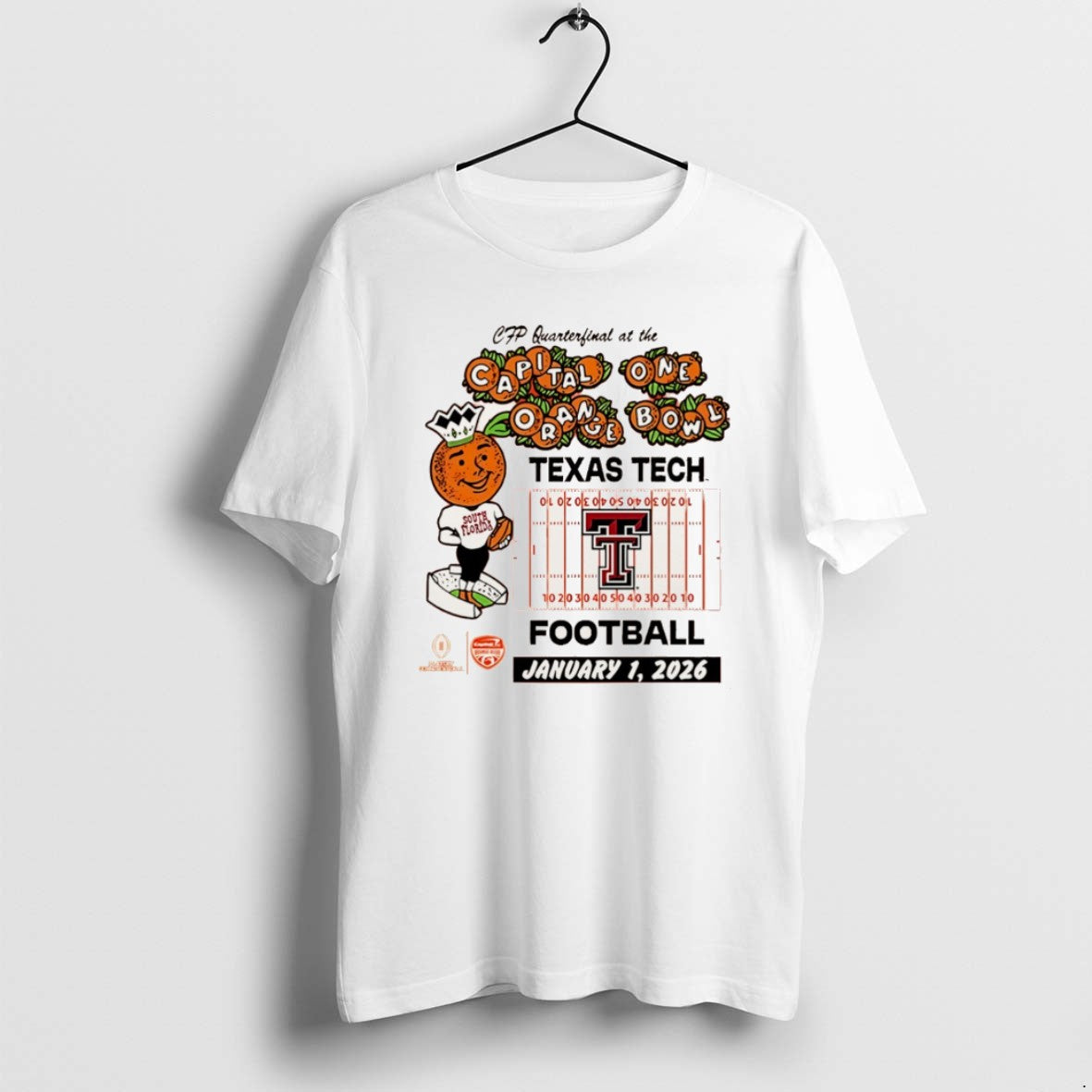 Official Texas Tech Red Raiders 2025 Orange Bowl Mascot Christmas T-Shirts, Hoodie, Sweatshirt | AU18TeeNovaLab.com