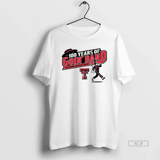 Official Texas Tech Red Raiders Ncaa 100 Years Of Goin Band Marching Band Est 1925