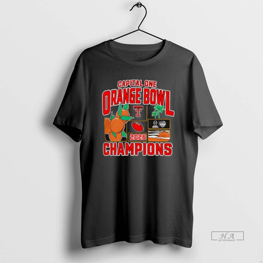 Official Texas Tech Red Raiders Orange Bowl Champions 2026 Cfp T-Shirts, Hoodie, Sweatshirt | AU18TeeNovaLab.com
