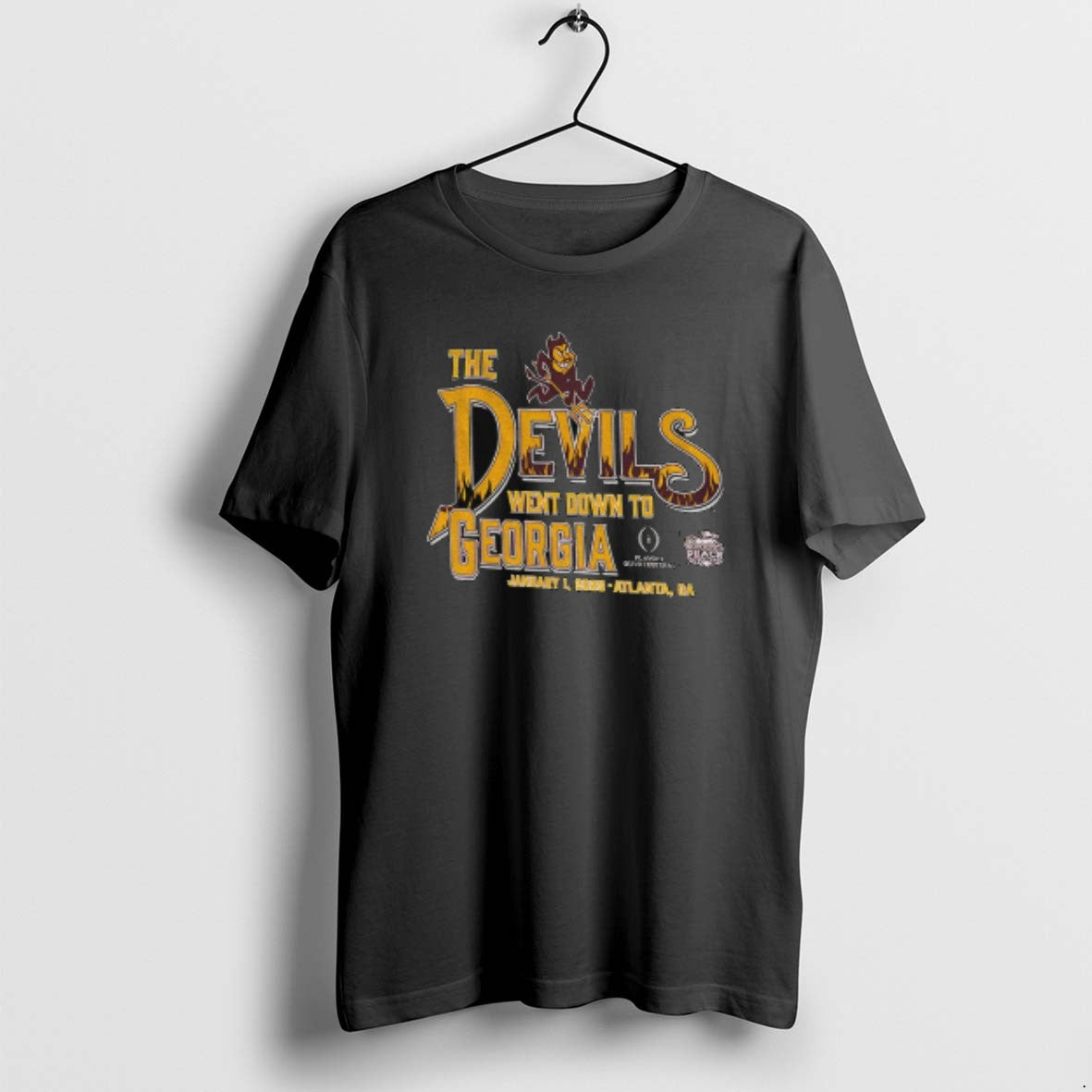 Official The Arizona State Sun Devils Went Down To Georgia Jan 1 T-Shirts, Hoodie, Sweatshirt | AU18TeeNovaLab.com