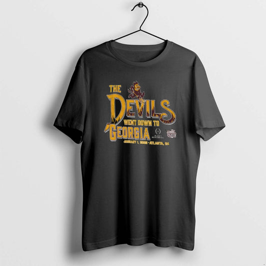 Official The Arizona State Sun Devils Went Down To Georgia Jan 1 T-Shirts, Hoodie, Sweatshirt | AU18TeeNovaLab.com
