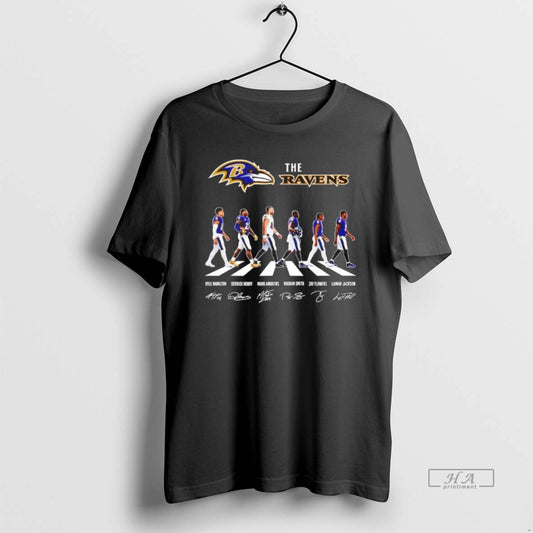 Official The Baltimore Ravens Team Players Abbey Road Signatures T-Shirts, Hoodie, Sweatshirt | AU18TeeNovaLab.com
