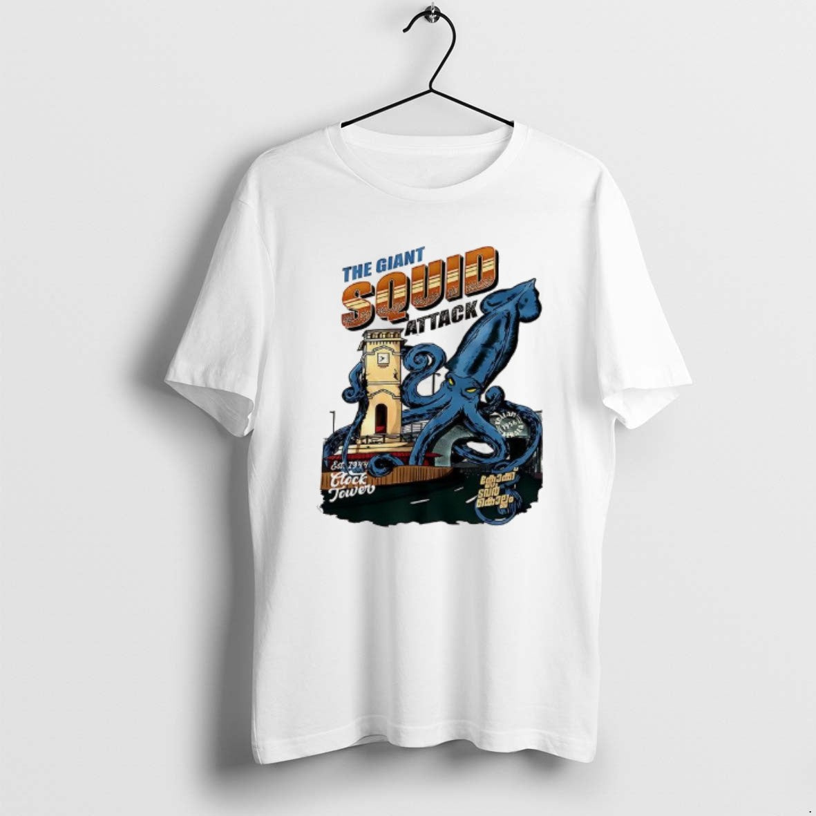Official The Giant Squid Attack T-Shirts, Hoodie, Sweatshirt | AU18TeeNovaLab.com