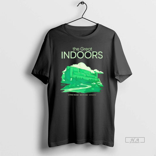 Official The Great Indoors Nature Lover Homebody Graphic T-Shirts, Hoodie, Sweatshirt | AU18TeeNovaLab.com