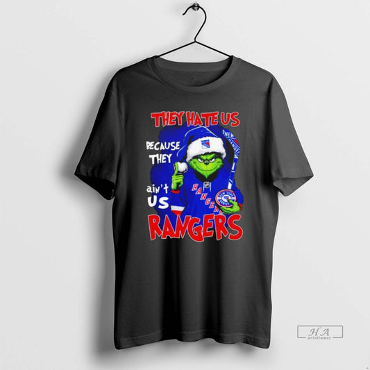 Official The Grinch They Hate Us Because They Aint Us New York Rangers Christmas