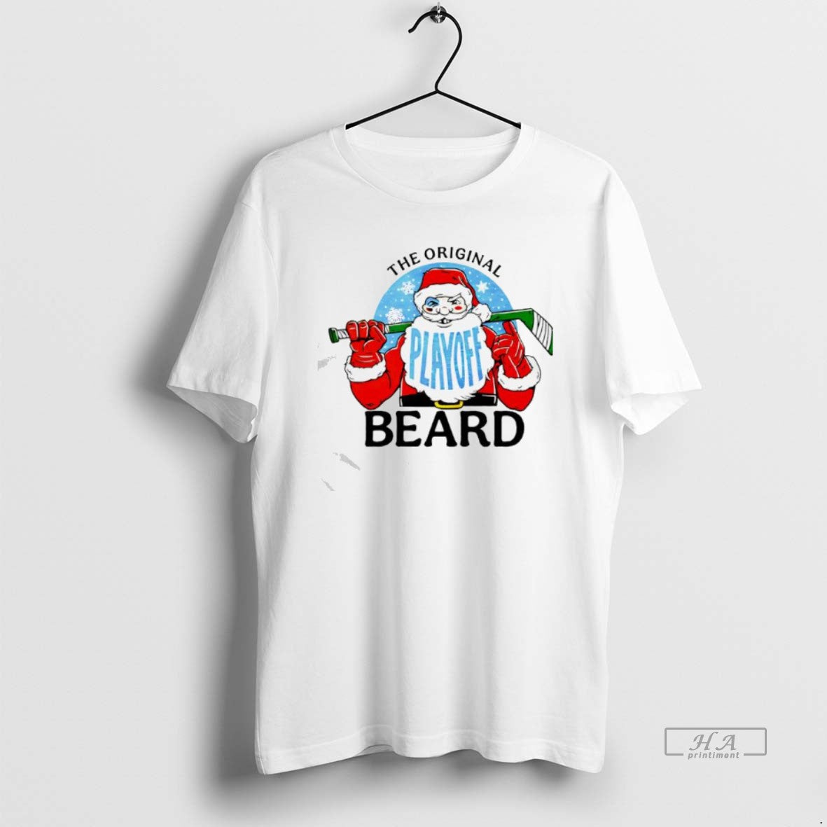 Official The Playoff Beard Santa Claus Hockey T-Shirts, Hoodie, Sweatshirt | AU18TeeNovaLab.com