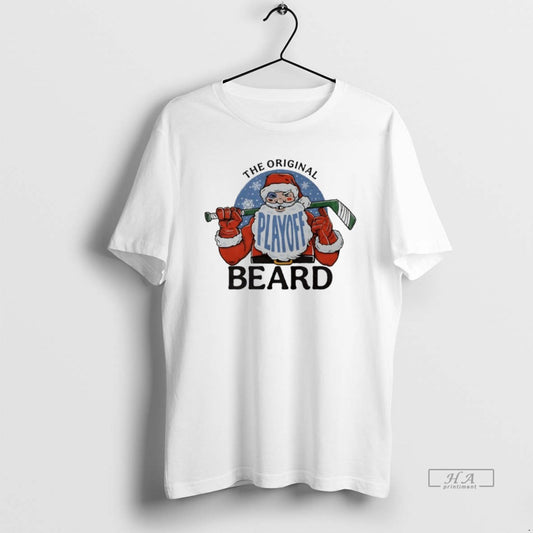 Official The Playoff Beard Santa Hockey T-Shirts, Hoodie, Sweatshirt | AU18TeeNovaLab.com