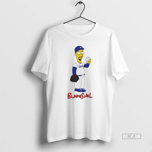 Official The Simpsons X Blake Snell Los Angeles Dodgers