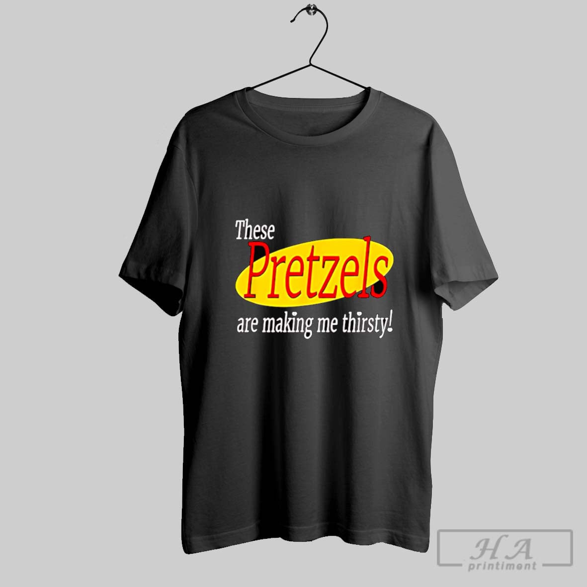 Official These Pretzels Are Making Me Thirsty Seinfeld Poster