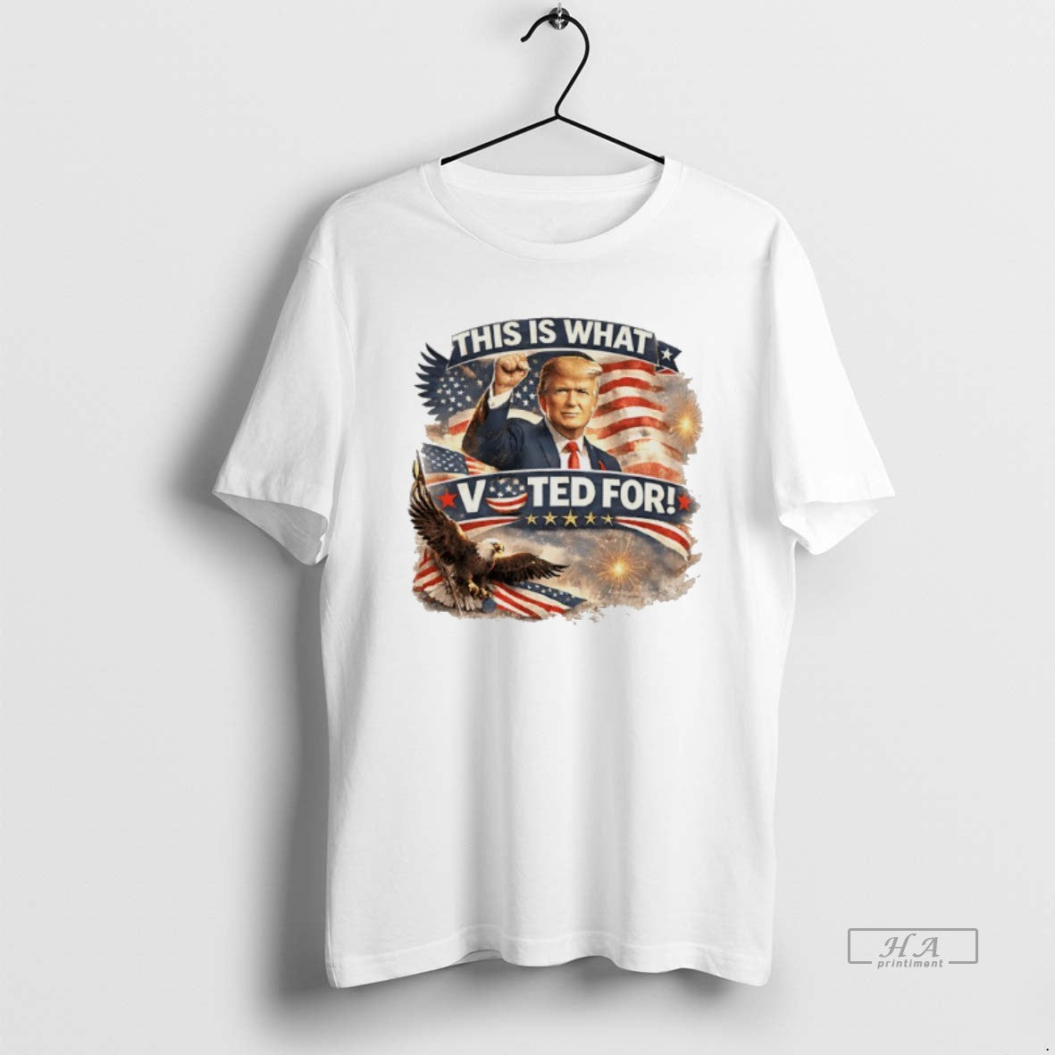 Official This Is What I Voted For Trump Patriotic Flag T-Shirts, Hoodie, Sweatshirt | AU18TeeNovaLab.com