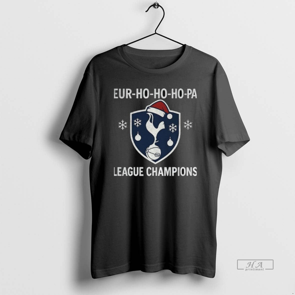 Official Tottenham Hotspur Celebrate Europa League Win Eur Ho Ho Ho Pa Christmas T-Shirts, Hoodie, Sweatshirt