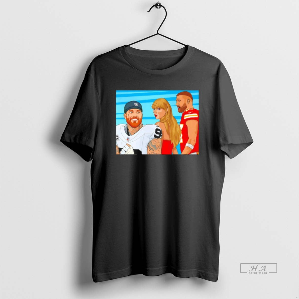 Official Travis And Taylor Glanced Back And Forth At Maxx Crosby Raiders T-Shirts, Hoodie, Sweatshirt | AU18TeeNovaLab.com