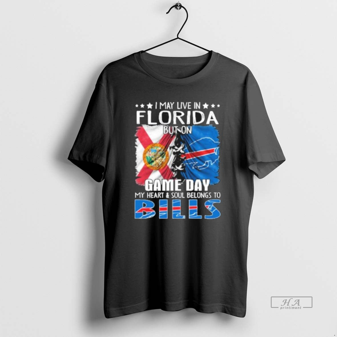 Official Trending Shirt I May Live In Florida But On Gameday My Heart And Soul Hoodie, Sweatshirt | AU18TeeNovaLab.com