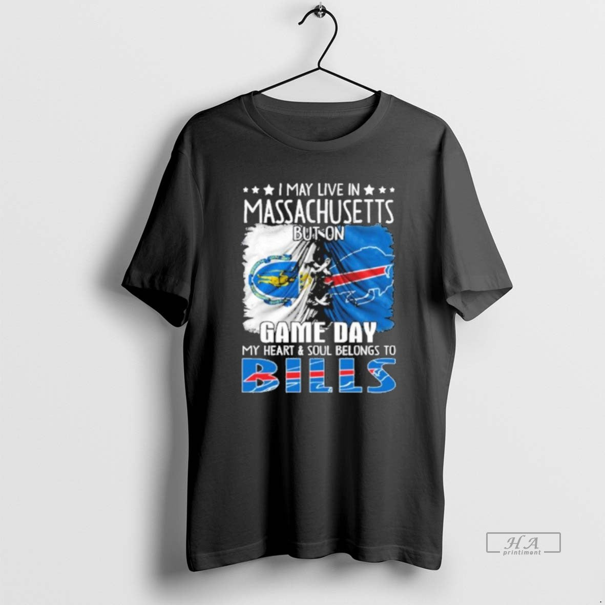 Official Trending Shirt I May Live In Massachusett But On Gameday My Heart And Soul Hoodie, Sweatshirt | AU18TeeNovaLab.com