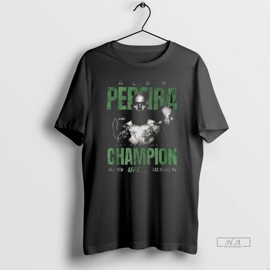 Official Trendy Alex Pereira Ufc 320 Light Heavyweight Champion And New 2025 Las Vegas Nv