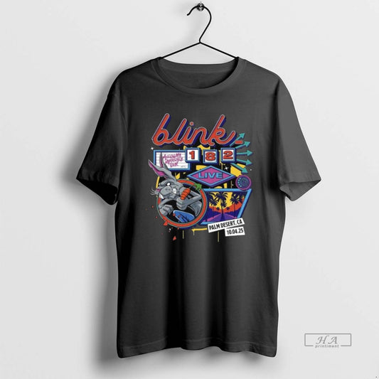 Official Trendy Blink 182 Live At Palm Desert California Night 1 Venue At Acrisure Arena