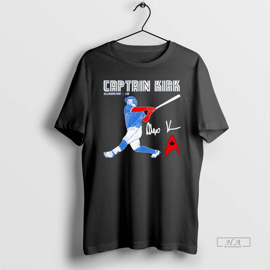 Official Trendy Captain Kirk Toronto Blue Jays Alejandro Kirk 30 Signature