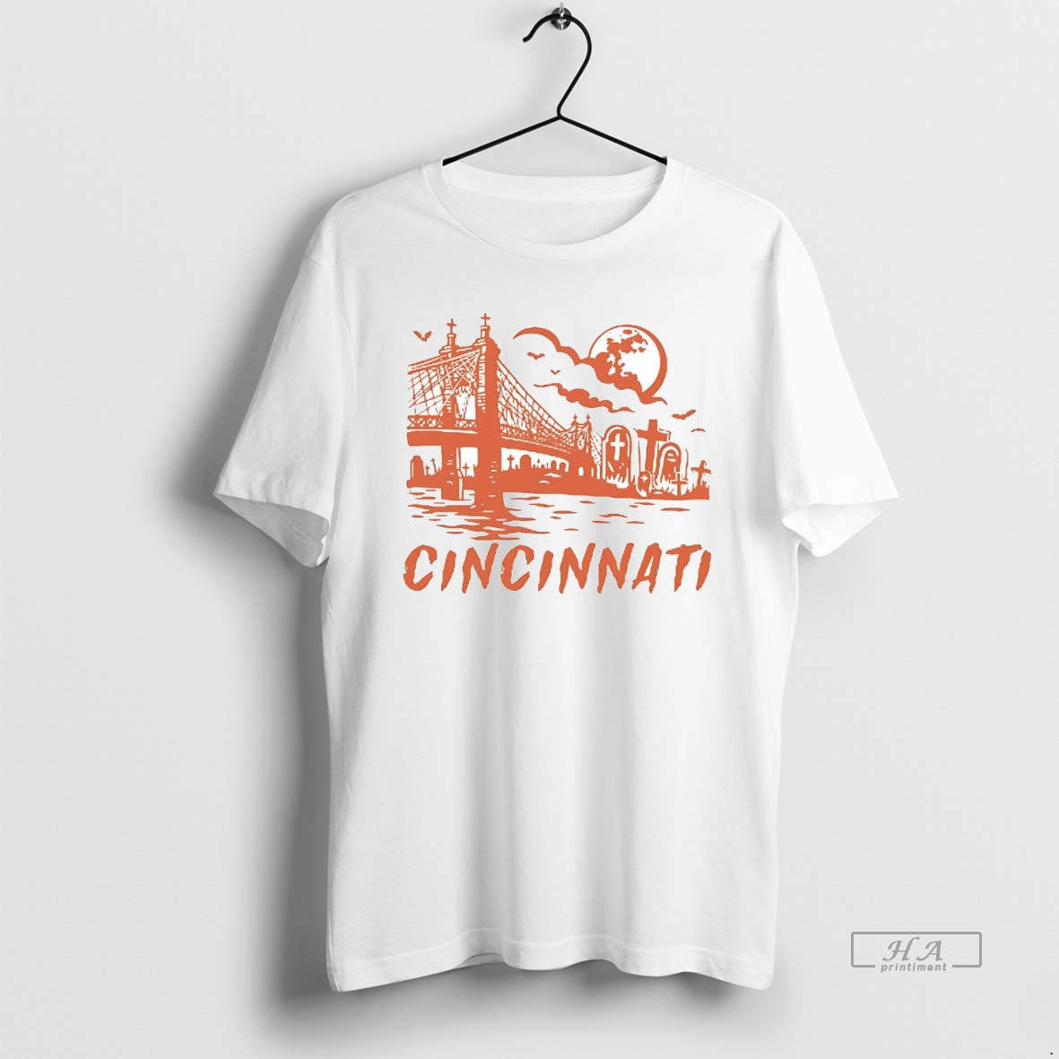 Official Trendy Cincinnati Downtown Spooky Halloween