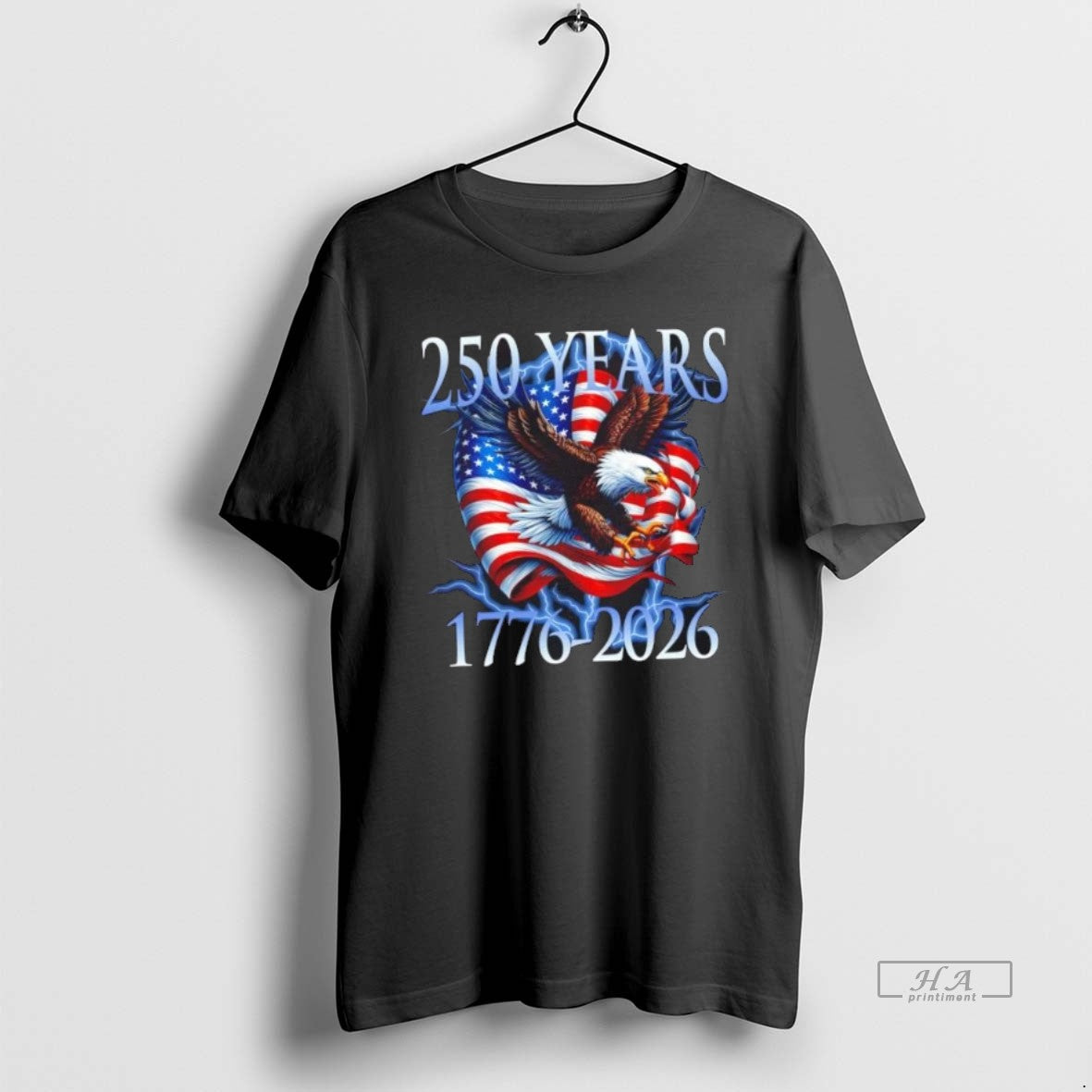 Official Trendy Eagle American Flag 250 Years 1776 2026 250th Birthday America