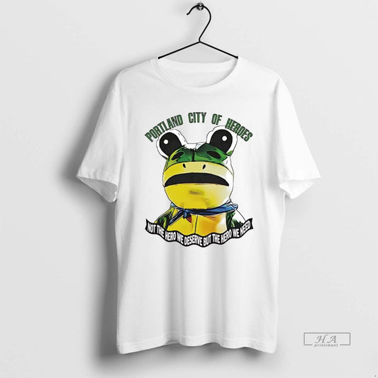 Official Trendy Frog Portland City Of Heroes Not The Hero We Desire But The Hero