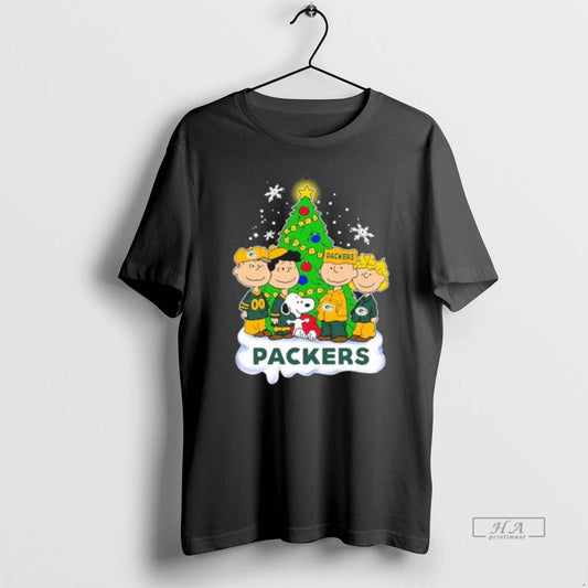 Official Trendy Green Bay Packers X The Peanuts Merry Christmas