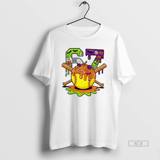 Official Trendy Halloween Softball 67 Six Seven