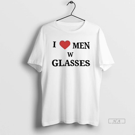 Official Trendy I Love Men W Glasses Heart