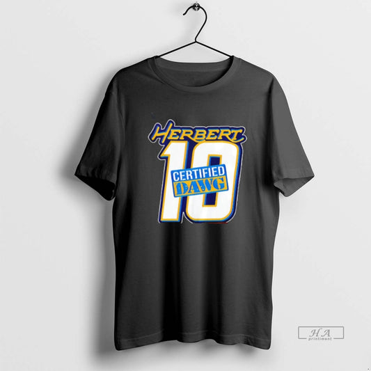 Official Trendy Justin Herbert Los Angeles Changers Herbert Certified Dawg
