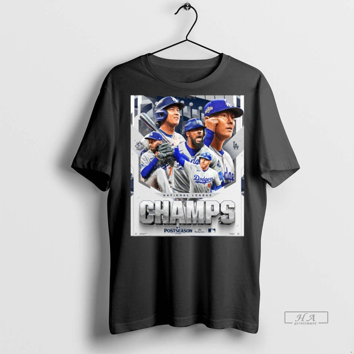 Official Trendy Los Angeles Dodgers Mlb 2025 National League Champs Postseason Back To The World