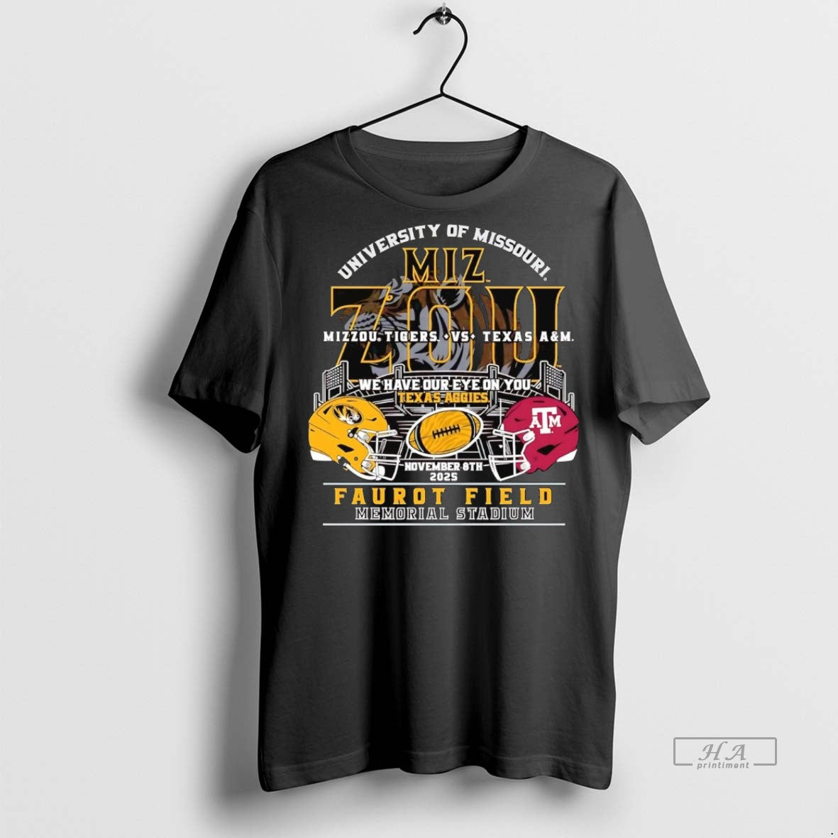 Official Trendy Mizzou Tigers Vs Texas Am We Have Our Eye On You Faurot Field