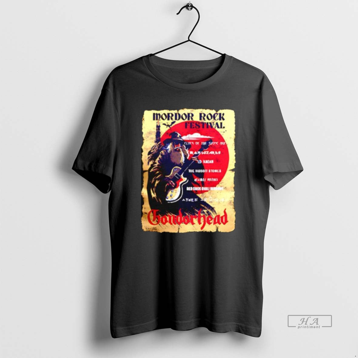 Official Trendy Mordor Rock Festival Gondorhead Barmuzzle The Hornet Stomps Lists Several Bands T-Shirts, Hoodie, Sweatshirt