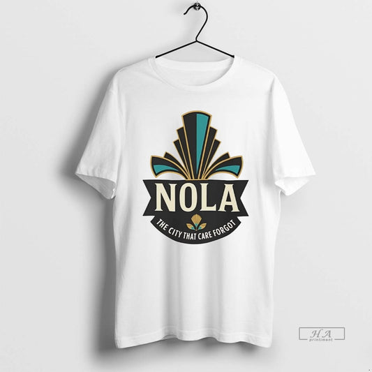 Official Trendy Nola Badge The City That Care Forgot T-Shirts, Hoodie, Sweatshirt | AU18TeeNovaLab.com