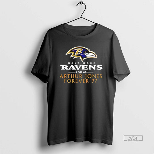 Official Trendy Ravens Legend Arthur Jones Forever 97 2 Sided