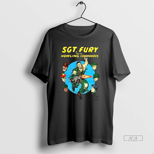 Official Trendy Sgt Fury And His Howling Commandos T-Shirts, Hoodie, Sweatshirt | AU18TeeNovaLab.com