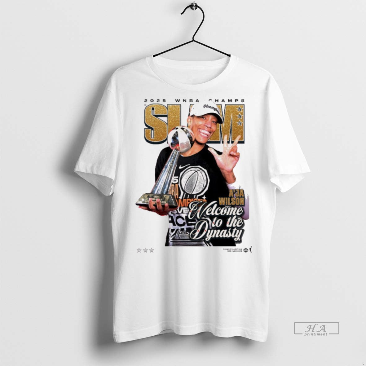 Official Trendy Slam Cover Aja Wilson Las Vegas Aces 2025 Wnba Champs Welcome To The